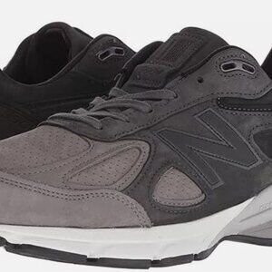 NEW Balance Final Edition USA 8 GREY SNEAKERS 990V4 Running SHOES Black FREE SH